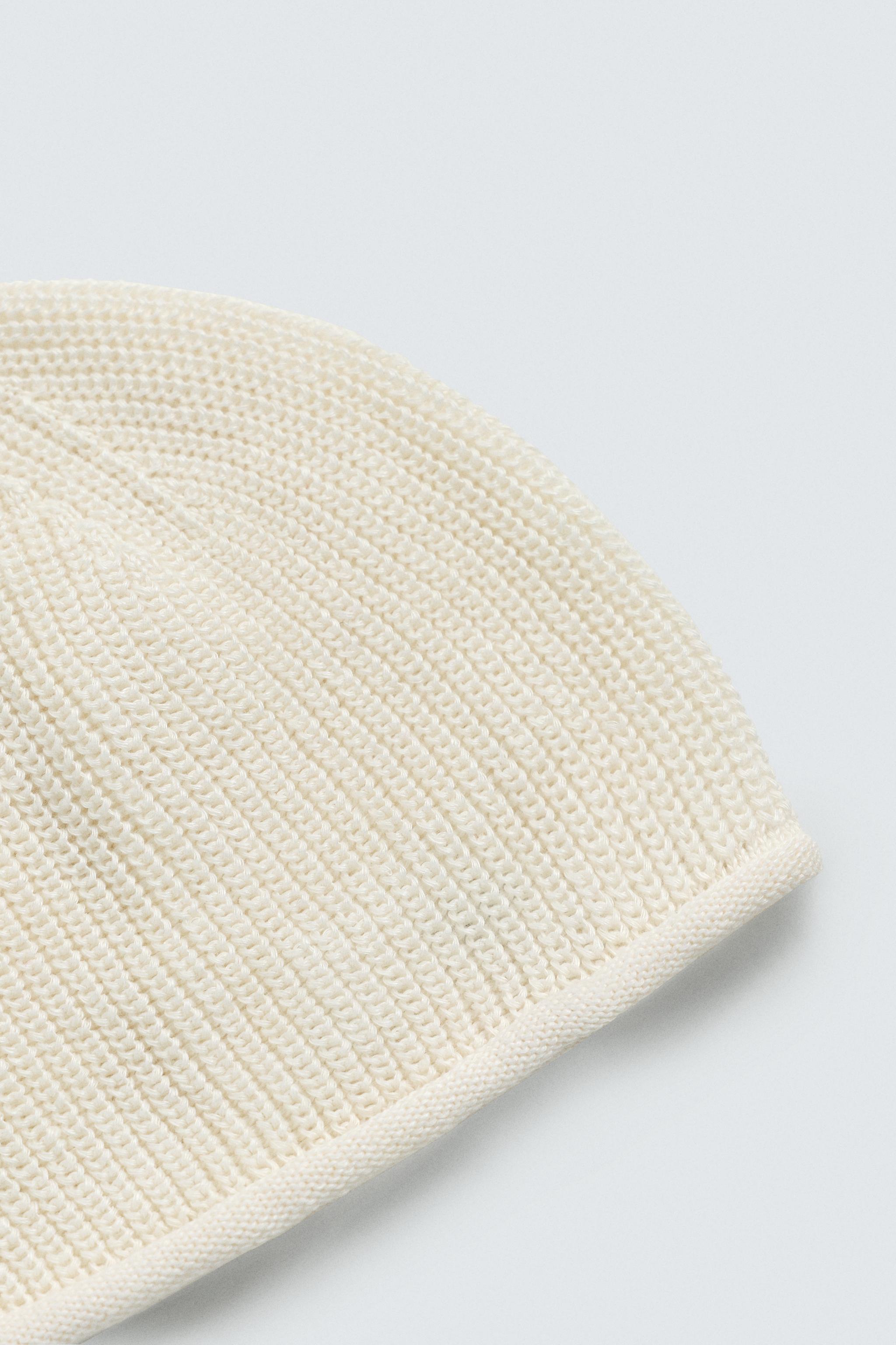 100% LINEN KNIT HAT